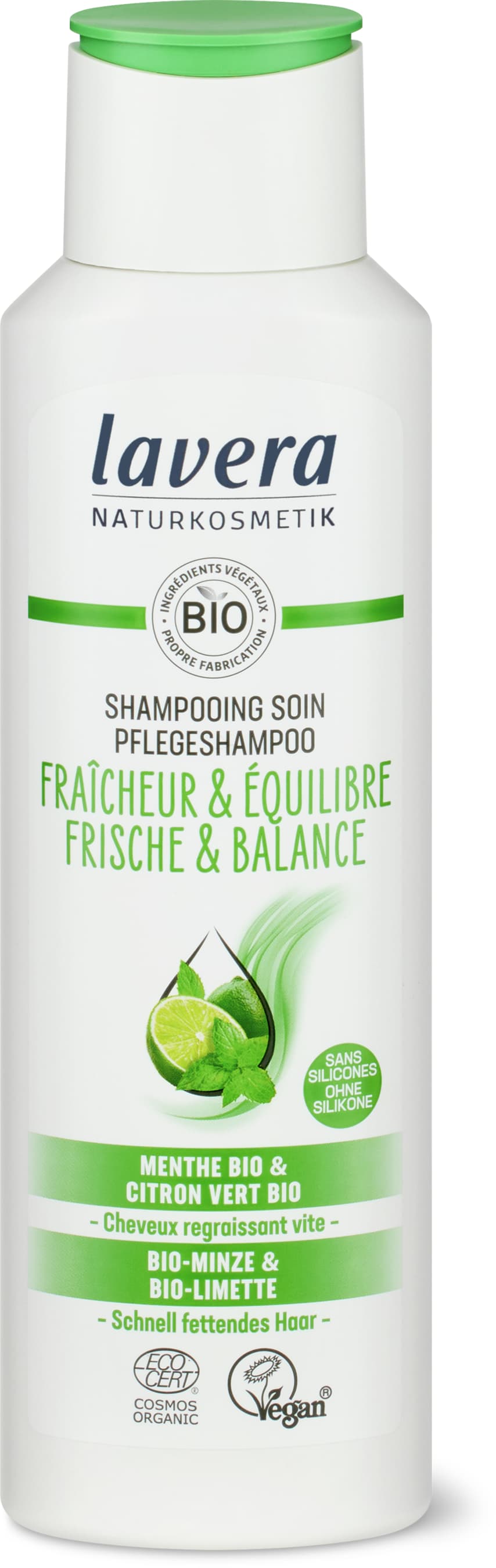 Frische & Balance Shampoo schnell fettendes Haar, vegan
